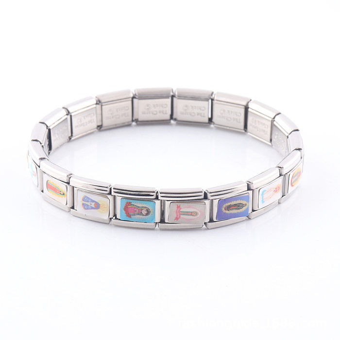 Casual Simple Style Human Stainless Steel Polishing Bracelets