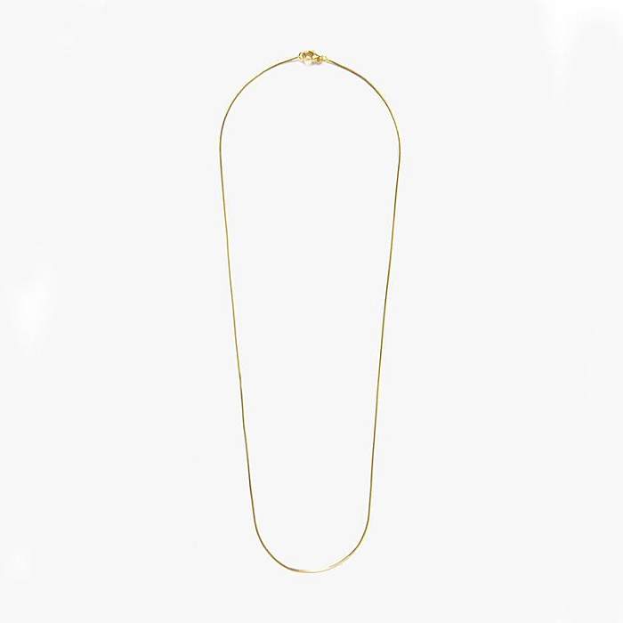 Simple Style Geometric Stainless Steel Gold Plated Necklace