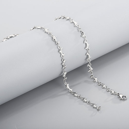 Dolphin Stainless Steel  Chain Necklace