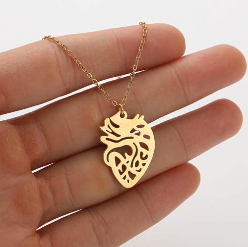 1 Piece Fashion Geometric Stainless Steel  Stainless Steel Plating Pendant Necklace