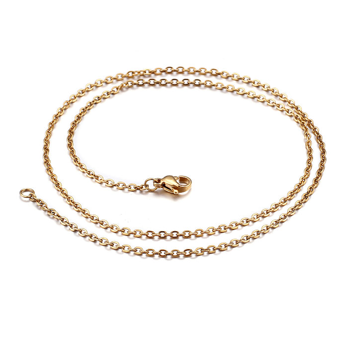 Kalen – collier pendentif en acier inoxydable, chaîne de soudage, chaîne de clavicule, usine, en Stock, vente en gros, nouveau