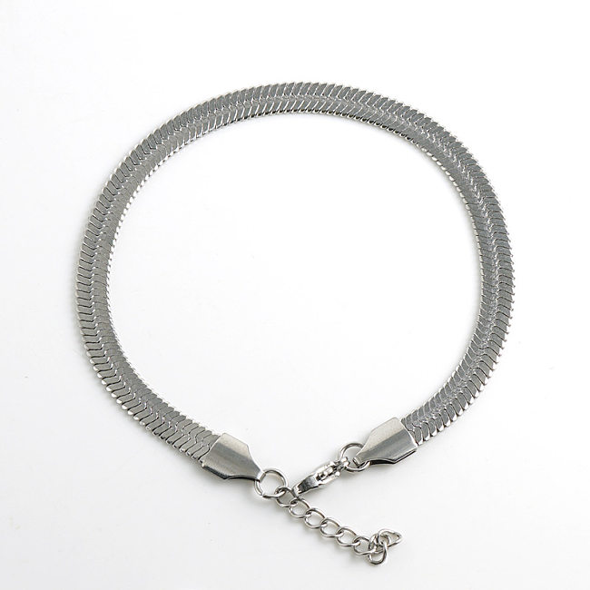 Hip-Hop Geometric Stainless Steel Bracelets 1 Piece