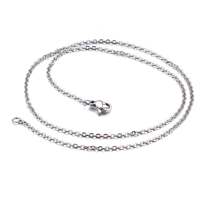 Kalen New Stainless Steel Necklace Pendant Necklace Welding Chain Clavicle Chain Factory In Stock Wholesale