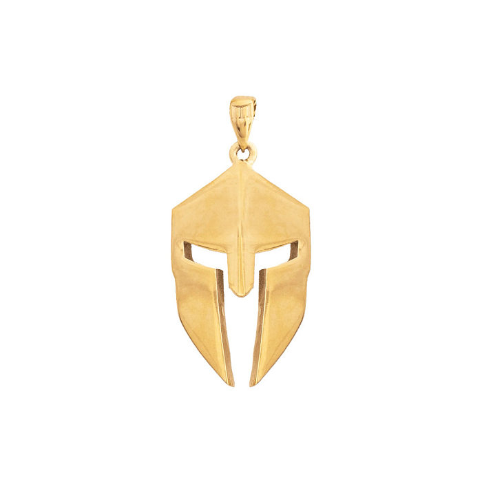 Simple Style Mask Stainless Steel  Pendant Necklace Plating Stainless Steel  Necklaces