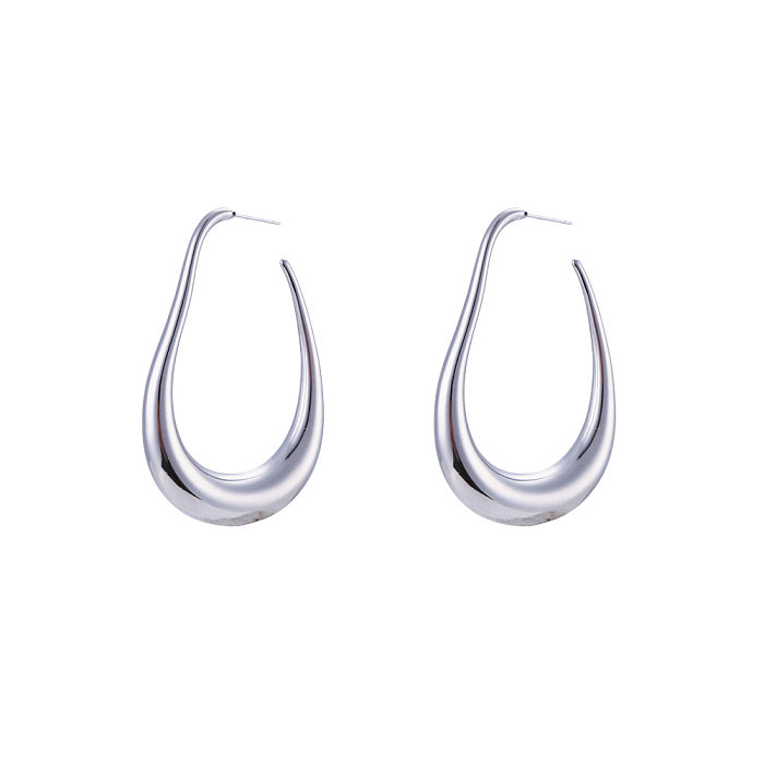 Fashion Geometric Stainless Steel  Plating Ear Studs 1 Pair