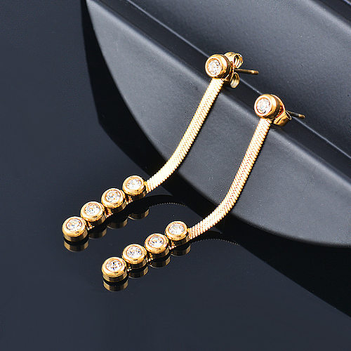 Fashion Geometric Stainless Steel Plating Necklace 1 Piece