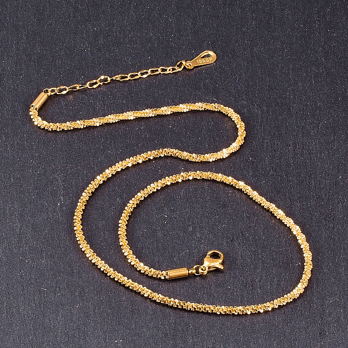 Wholesale Jewelry Gypsophila Pendant Stainless Steel Necklace jewelry