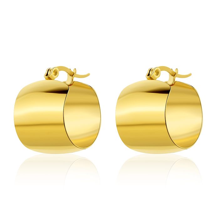 1 Pair Elegant Glam Geometric Plating Stainless Steel  Gold Plated Earrings