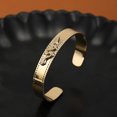 Bracelets en acier inoxydable en métal de bracelet en acier inoxydable de serpent de mode