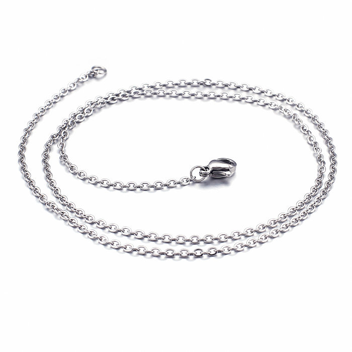 Foreign Trade E-Commerce Supply Fashion Personalized Stainless Steel  Ornament More Than Men's And Women's Necklaces Specifications Optional One-Piece Delivery