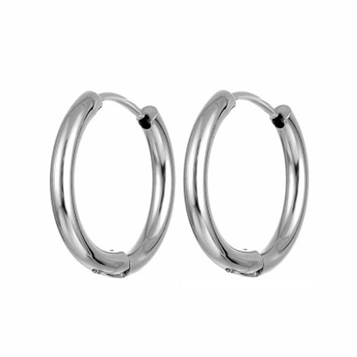 Fashion Round Stainless Steel Earrings Stainless Steel  Earrings