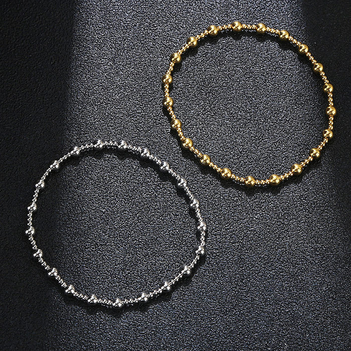 Bracelets plaqués en acier inoxydable géométriques de base 1 pièce