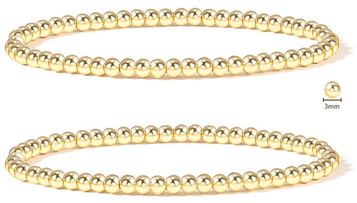 MAMA Letter Stainless Steel Beaded Bracelets