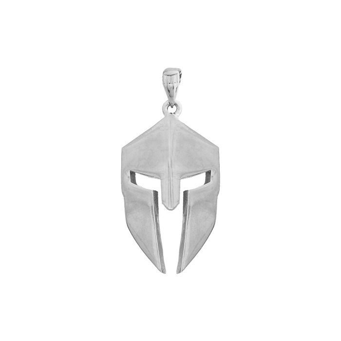 Simple Style Mask Stainless Steel  Pendant Necklace Plating Stainless Steel  Necklaces