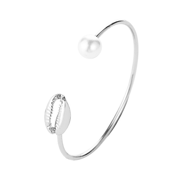 1 pièce mode coeur forme plume noeud noeud en acier inoxydable métal placage incrustation Zircon bracelet