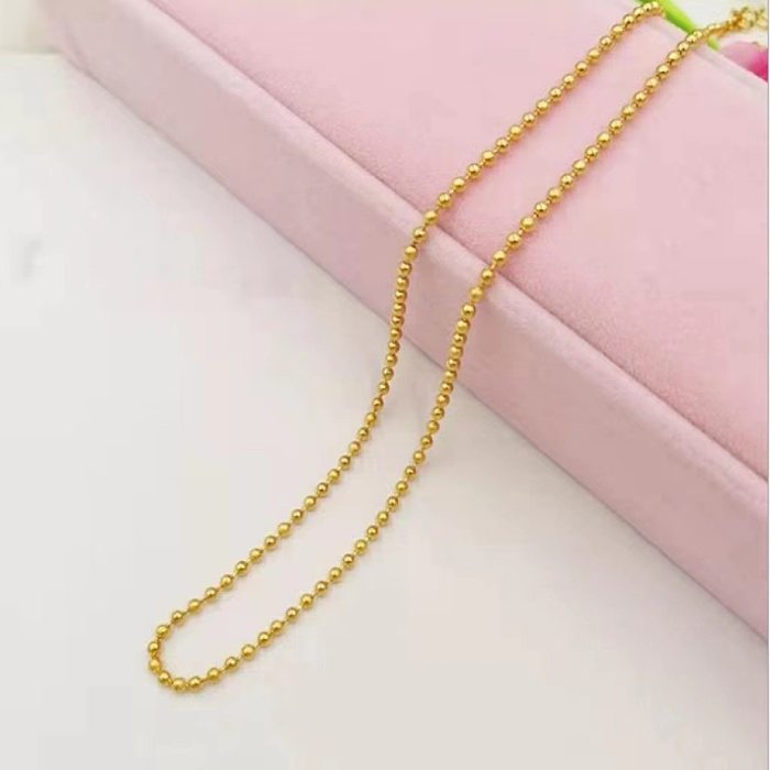 Fashion Geometric Stainless Steel Chain Necklace