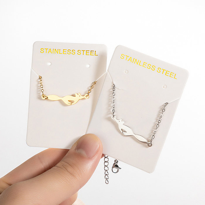 1 Piece Fashion Animal Stainless Steel Plating Bracelets