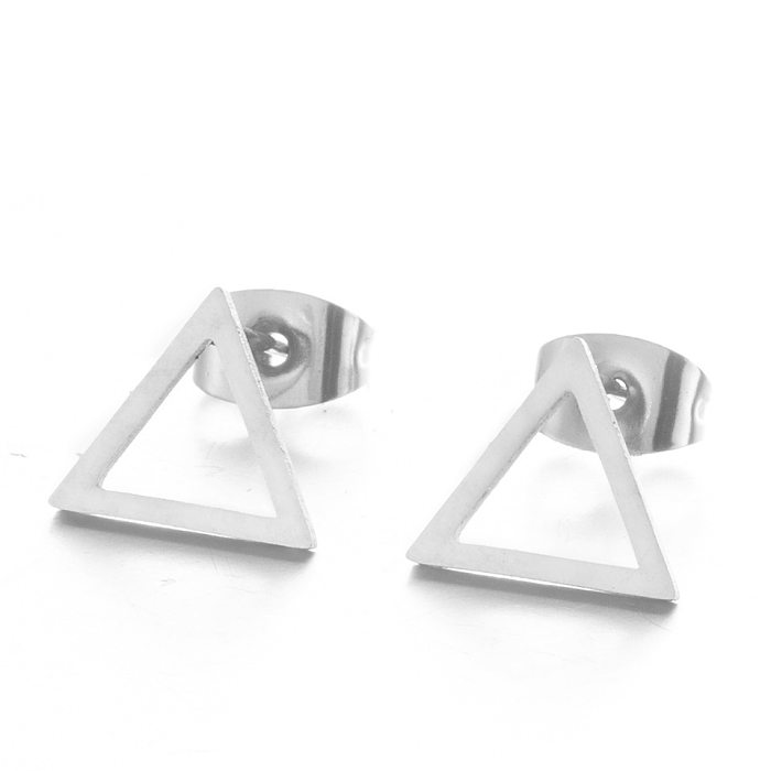 Modische Dreieck-Ohrringe