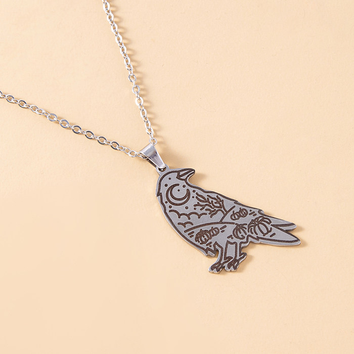 Retro Eagle Stainless Steel  Necklace Plating Stainless Steel  Necklaces