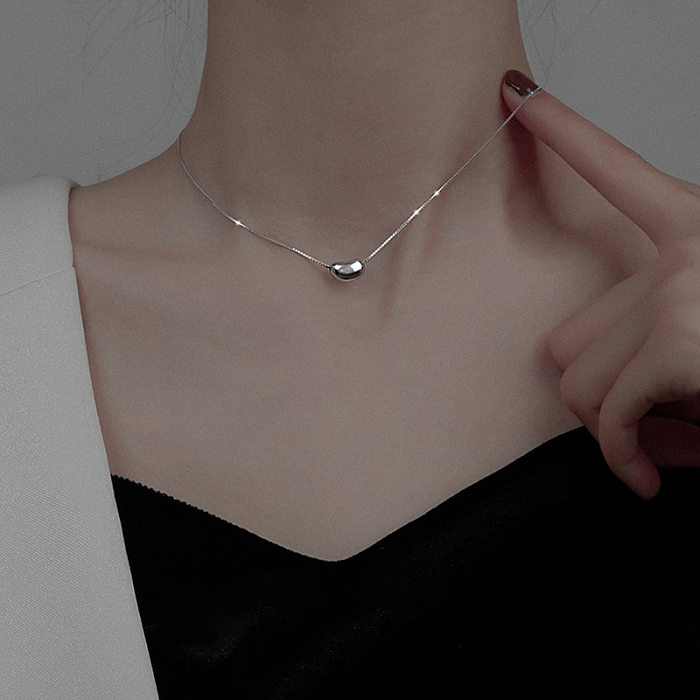 Basic Classic Style Geometric Stainless Steel Necklace