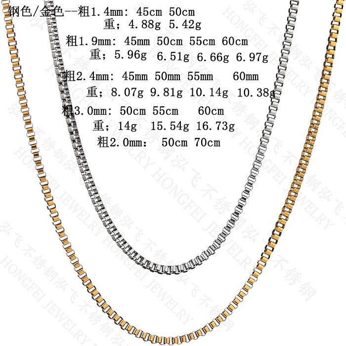 Hot Selling Fashion Stainless Steel Women's Necklace Wholesale