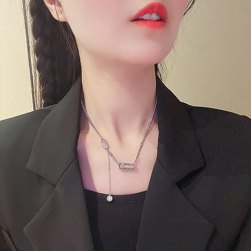 Fashion Letter Stainless Steel Necklace 1 Piece
