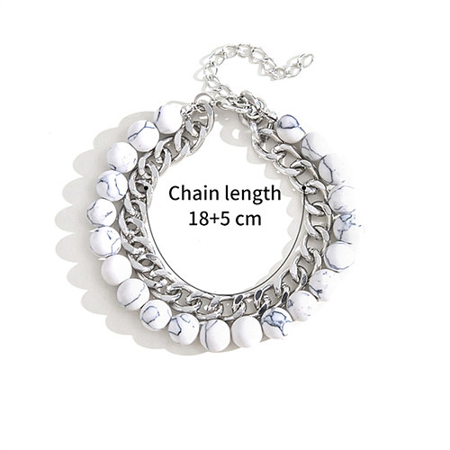 Retro Simple Style Geometric Stainless Steel Bracelets