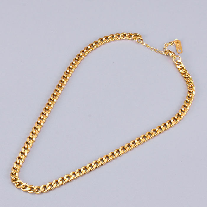 Wholesale Jewelry Thick Chain Stainless Steel Necklace jewelry