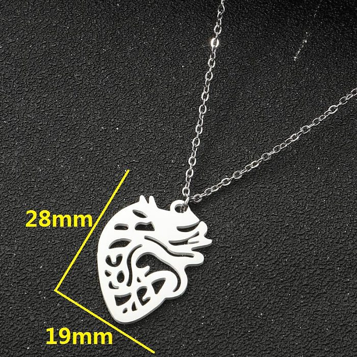 1 Piece Fashion Geometric Stainless Steel  Stainless Steel Plating Pendant Necklace