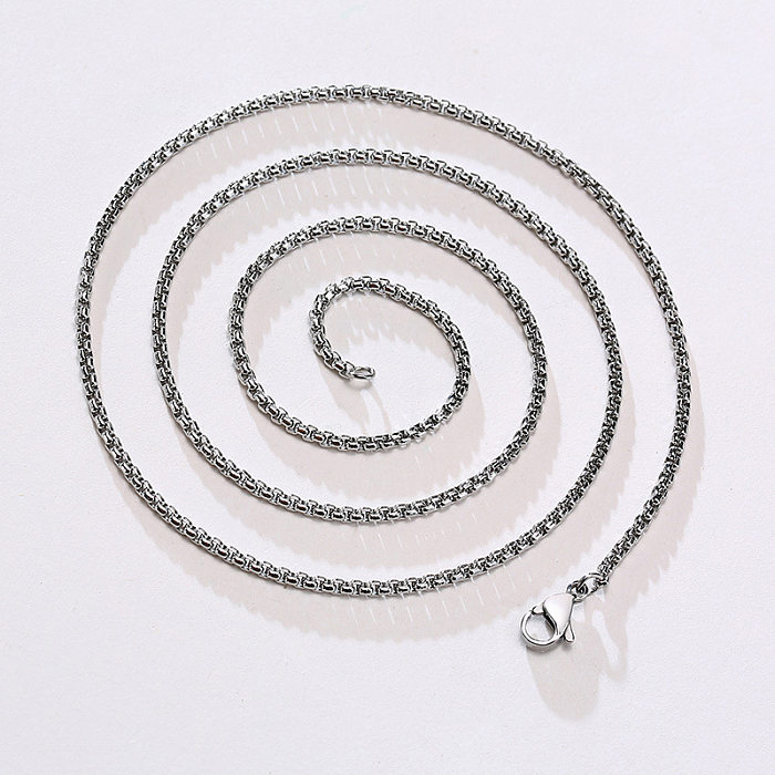 Modern Style Geometric Stainless Steel  Necklace Plating Stainless Steel  Necklaces