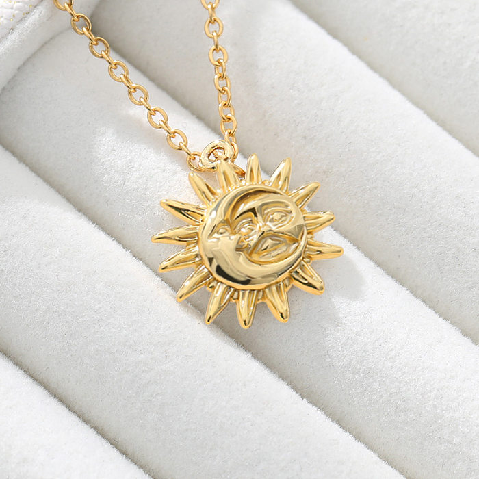 New Sun Abstract Pendant Necklace