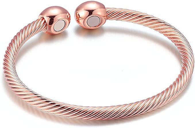 Bracelet à câble torsadé avec placage en acier titane géométrique hip-hop