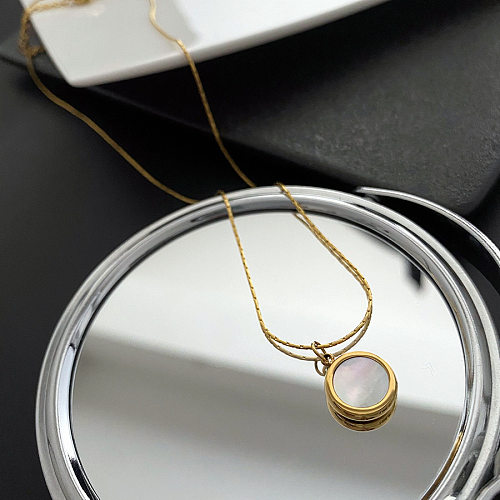 Elegant Geometric Stainless Steel Necklace