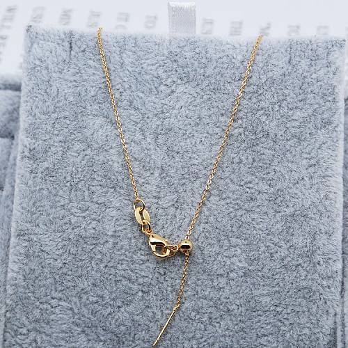 Simple Style Geometric Stainless Steel Plating Necklace 1 Piece