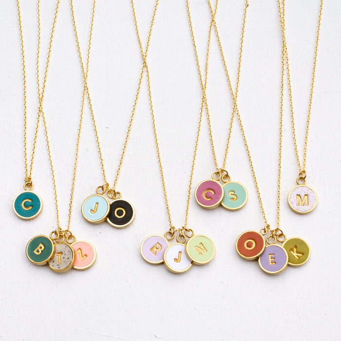 Fashion Letter Stainless Steel Plating Pendant Necklace 1 Piece