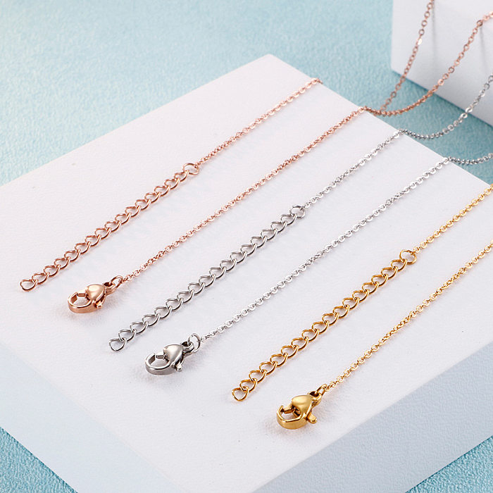 Fashion Stainless Steel  Golden Crown Necklace Wholesale jewelry