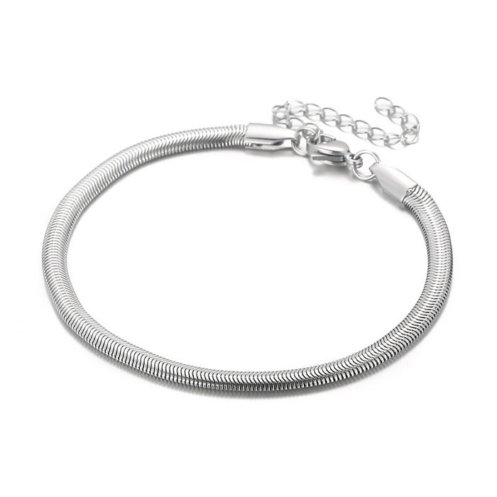 Bracelets en acier au titane géométrique de mode Bracelets en acier inoxydable en métal