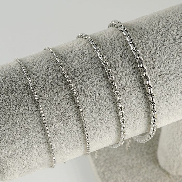 Fashion Geometric Stainless Steel Titanium Steel Bracelets 1 Piece