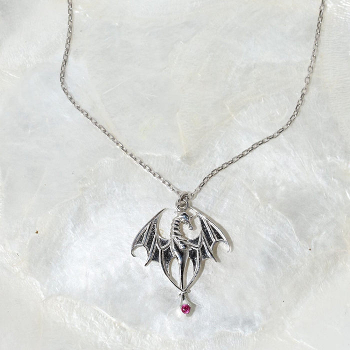 Fashion Dragon Stainless Steel Pendant Necklace Plating Stainless Steel  Necklaces