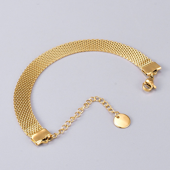 jewelry Retro Watch Belt Shape Chain Stainless Steel Necklace Wholesale Jewelry