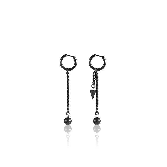 Fashion Geometric Stainless Steel Earrings Tassel Stainless Steel  Earrings 1 Piece