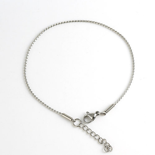 Fashion Geometric Stainless Steel Titanium Steel Bracelets 1 Piece