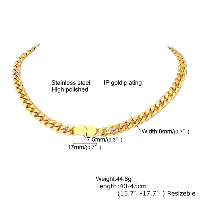 Wholesale Retro Portrait Heart Shape Lock Stainless Steel 18K Gold Plated Bracelets