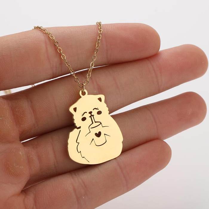 1 Piece Fashion Animal Stainless Steel Plating Necklace