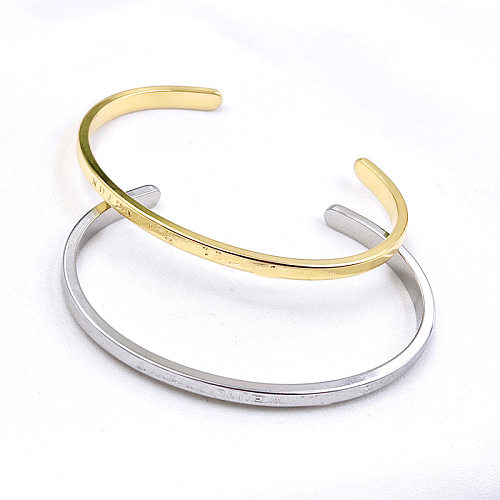 European And American Titanium Steel Bracelet 18k Gold Plated Stainless Steel Jewelry