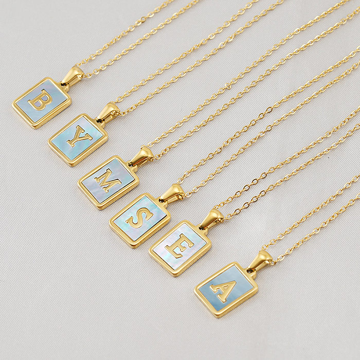 Fashion Letter Stainless Steel Necklace Stainless Steel  Necklaces