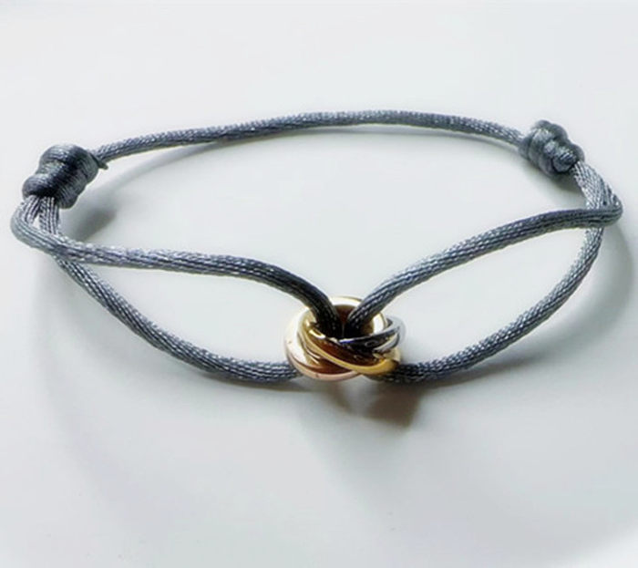 Simple Style Solid Color Titanium Steel Bracelets In Bulk