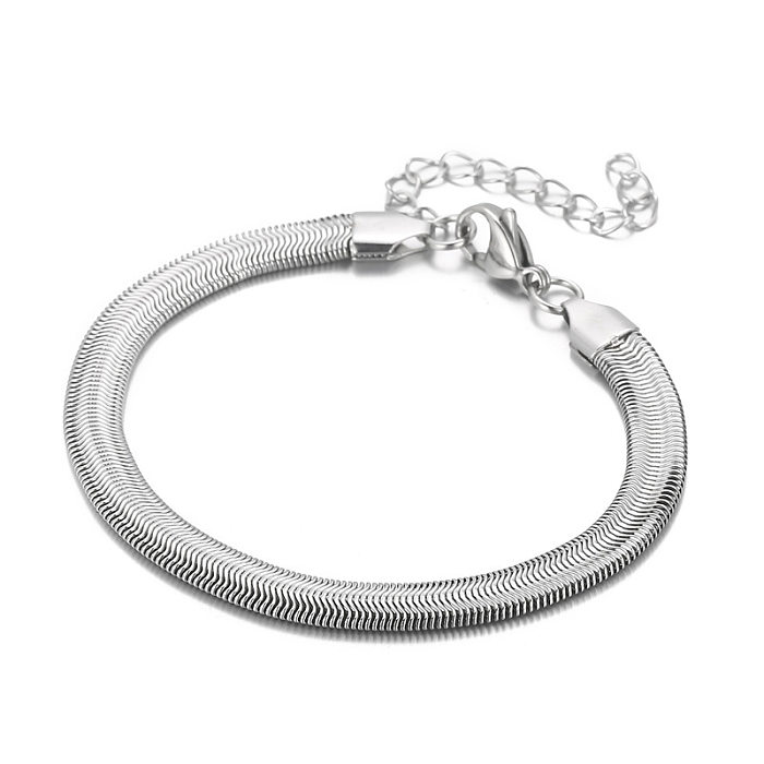Bracelets en acier au titane géométrique de mode Bracelets en acier inoxydable en métal