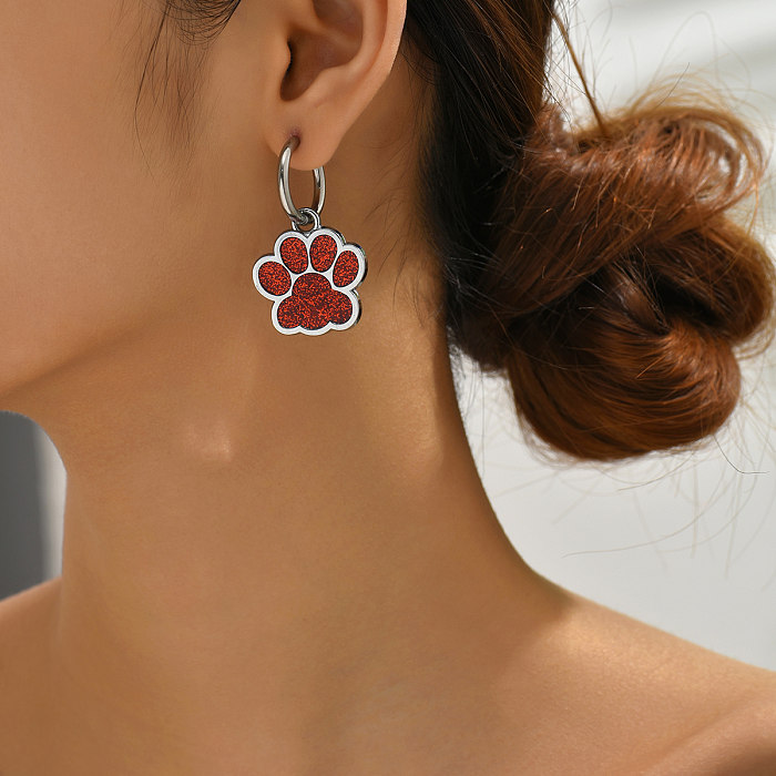 1 Pair Fashion Geometric Stainless Steel  Stainless Steel Plating Earrings