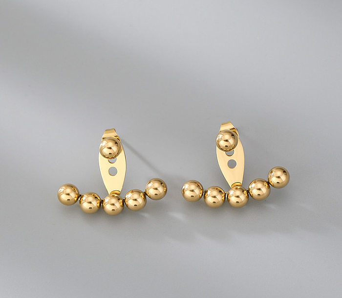 jewelry Jewelry Wholesale Stainless Steel  Stainless Steel Beads Earrings